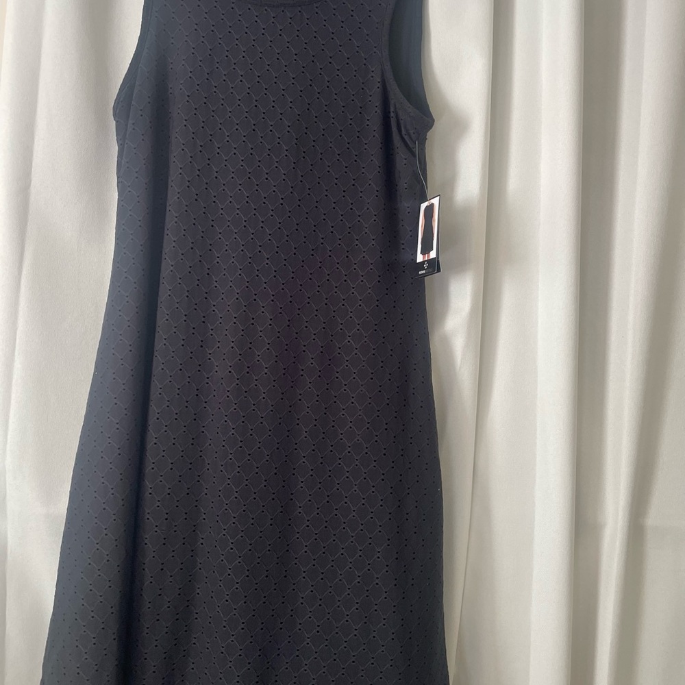 RONNY NICOLE Elegant Black Sleeveless Dress